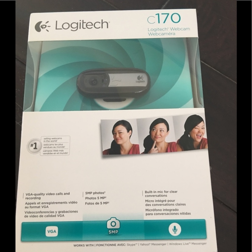 Brand New in Box Logitech c170 Webcam